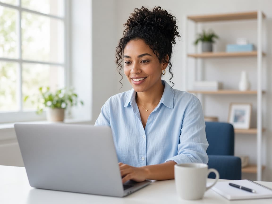 Friendly discovery interview on a video call